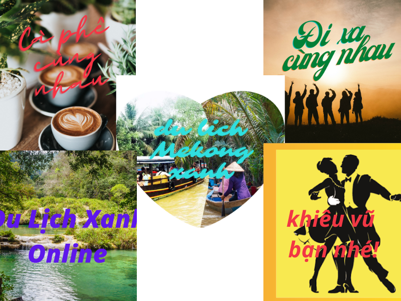 icon các website đã tạo nên "Du lịch Xanh Xanh"